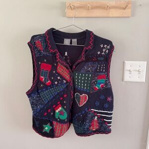 Chandler Hill vintage Christmas vest